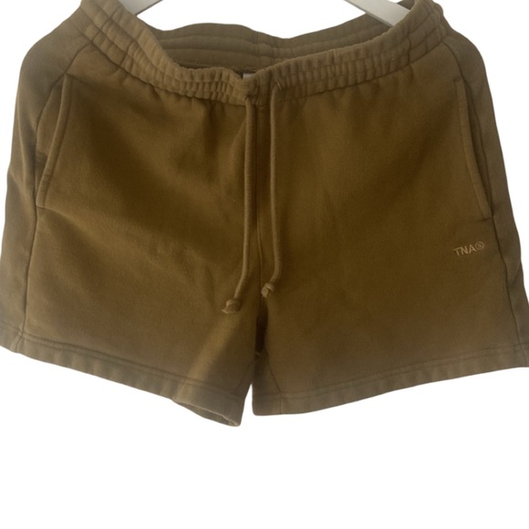 TNA Sweatfleece Cozy Fleece Boyfriend fit Green moss Size Med - Picture 1 of 9